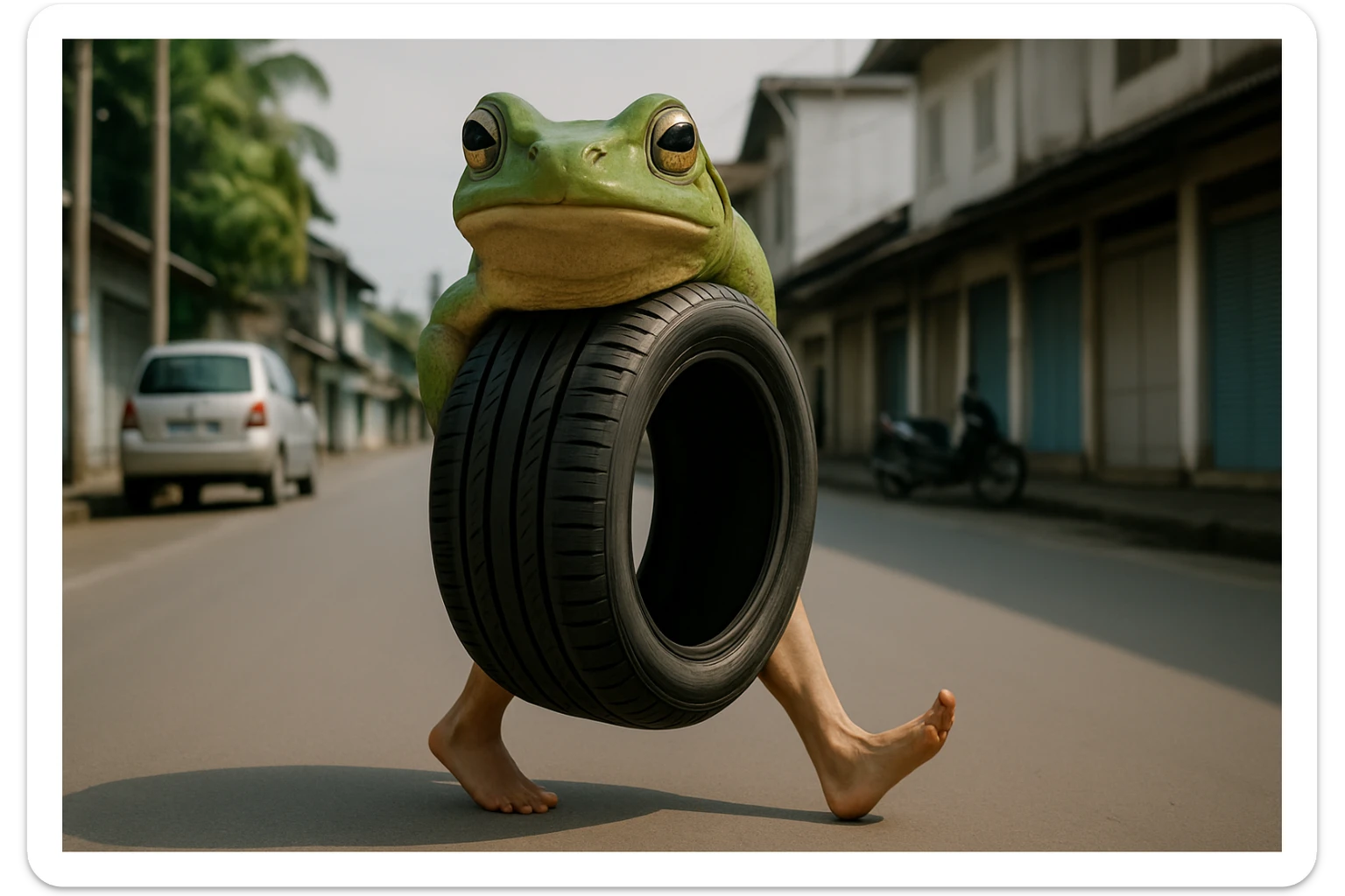 crea una fotografia ratio 16.9 identica a esta no debes cambiar nada solo darmela en estilo Foto hiper realista,no debes agrgar elementos ni letras todo debe permanecer igual y con la isma paleta de colores y expresiones. sticker