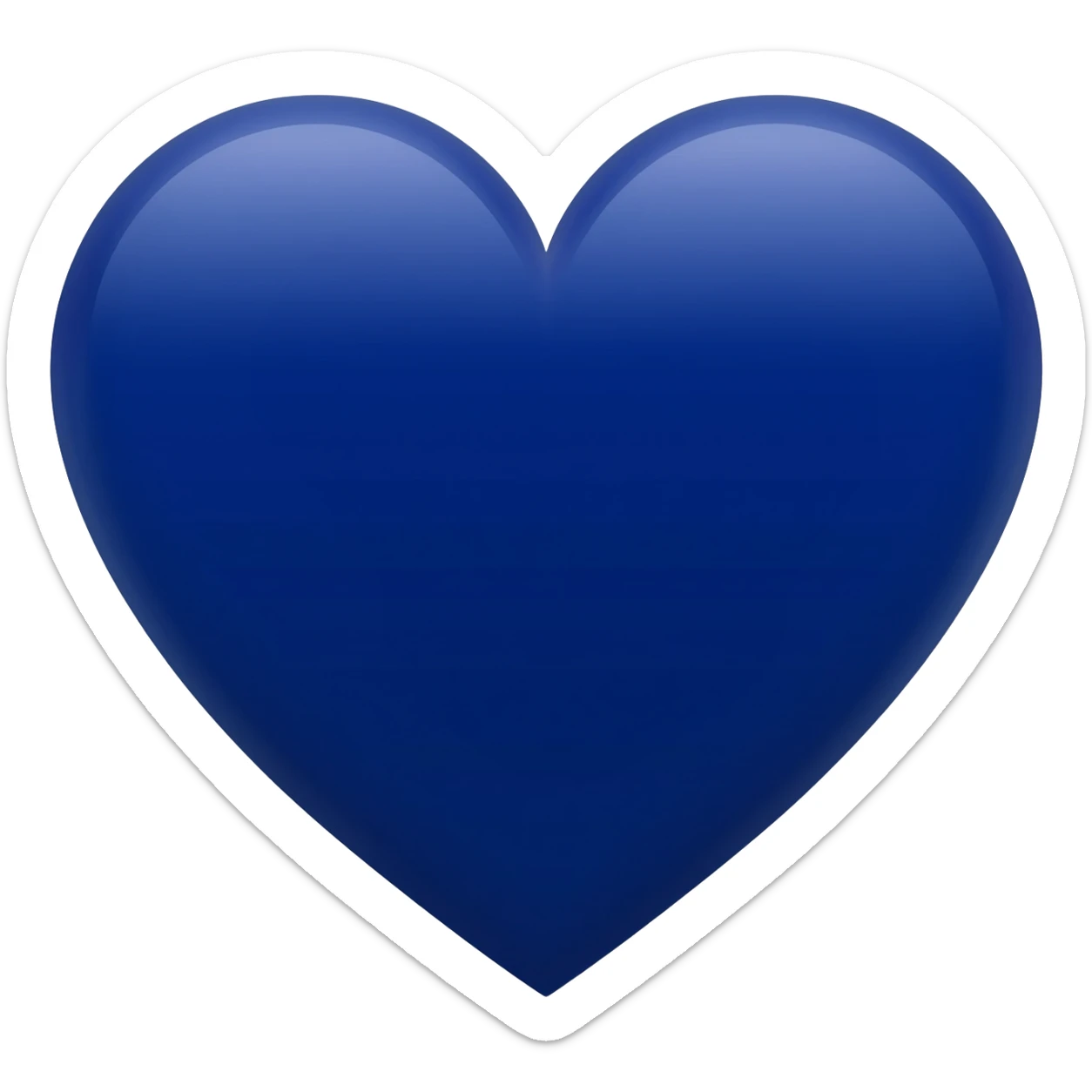 I said love sign in navy rich royal blue shade sticker