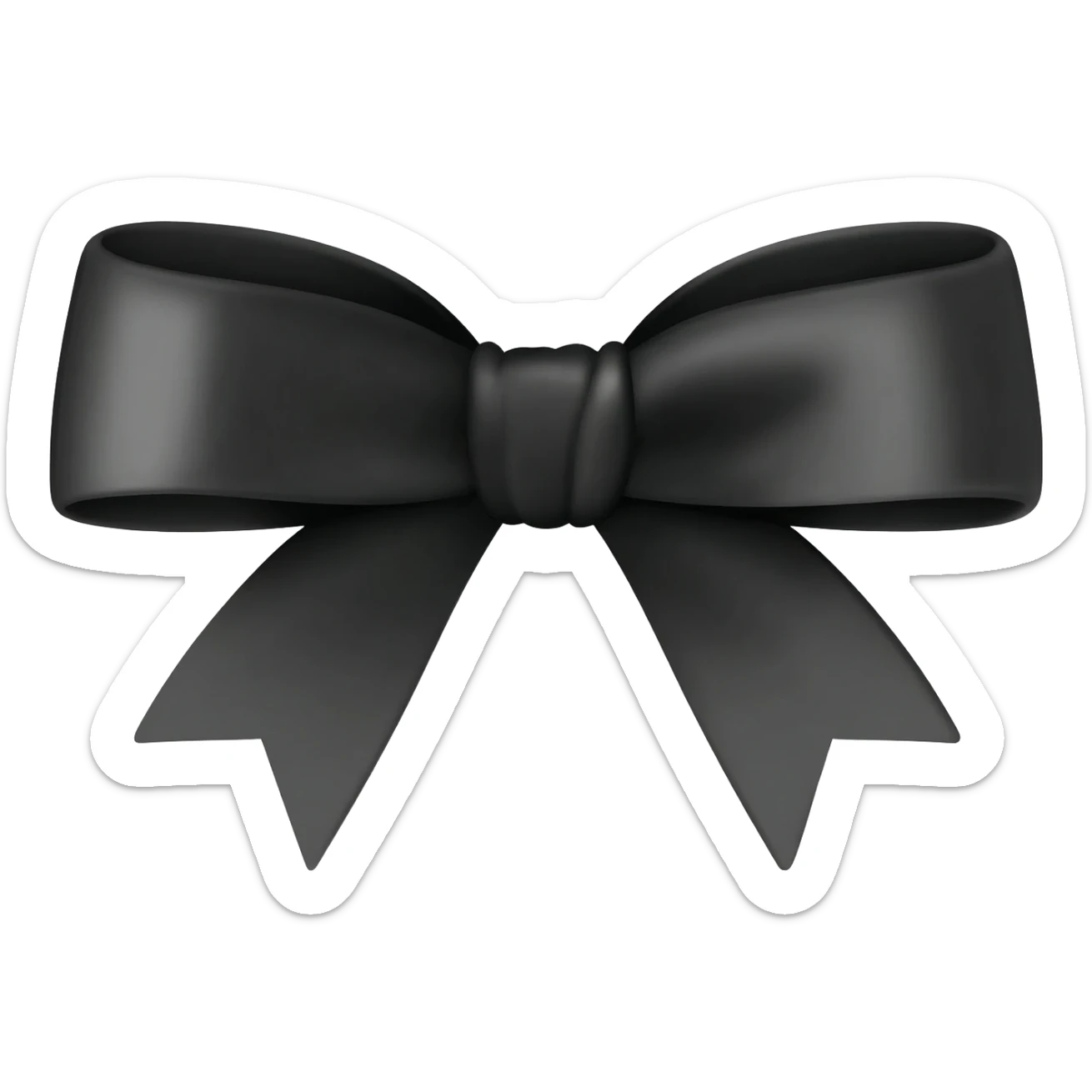 Lazo negro  deluto sticker