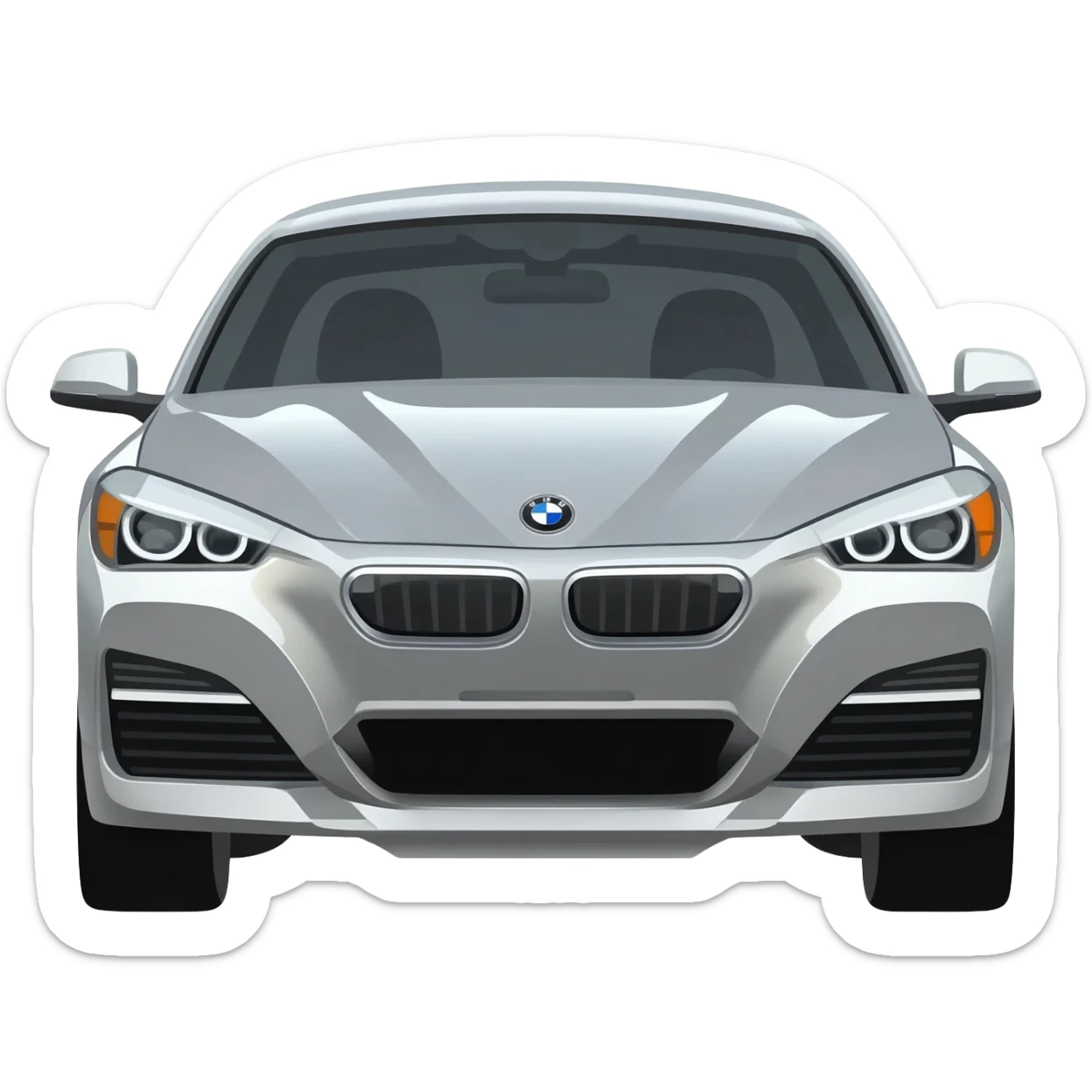 Bmw x1 m35 silver sticker