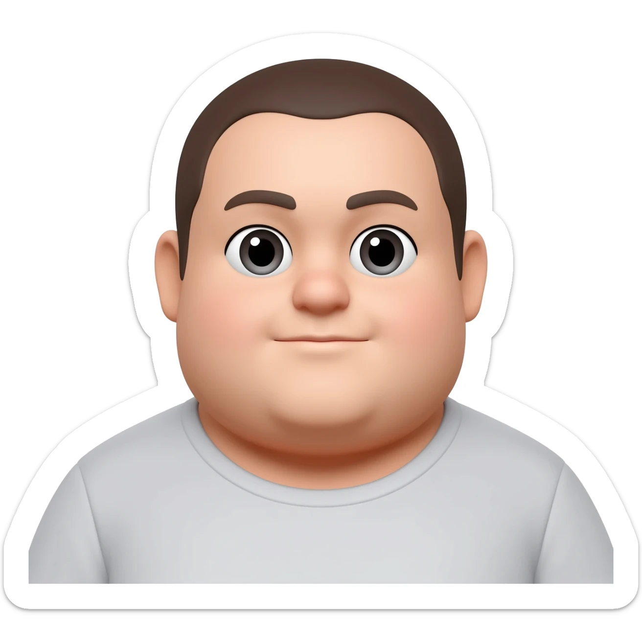 Crear un emoji cachetón sticker