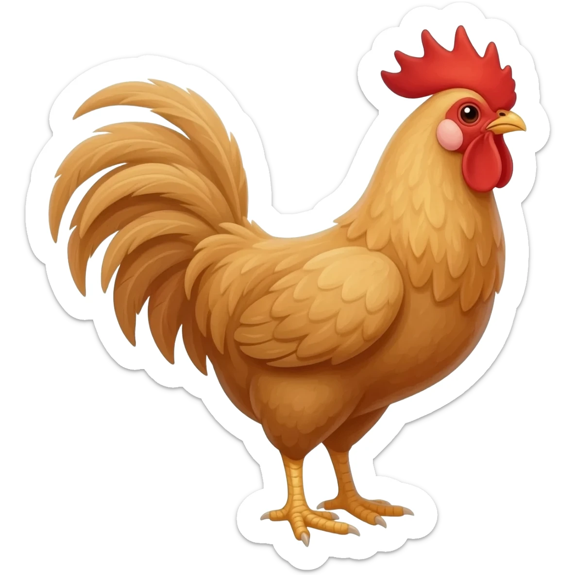 Cock sticker