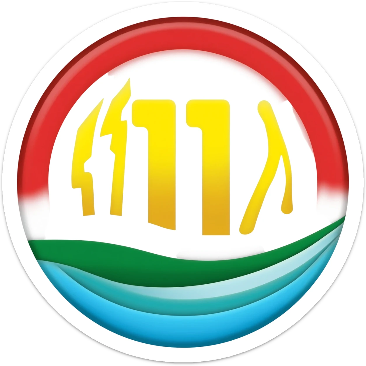 Logotipo de alianza patria sol Bolivia sticker