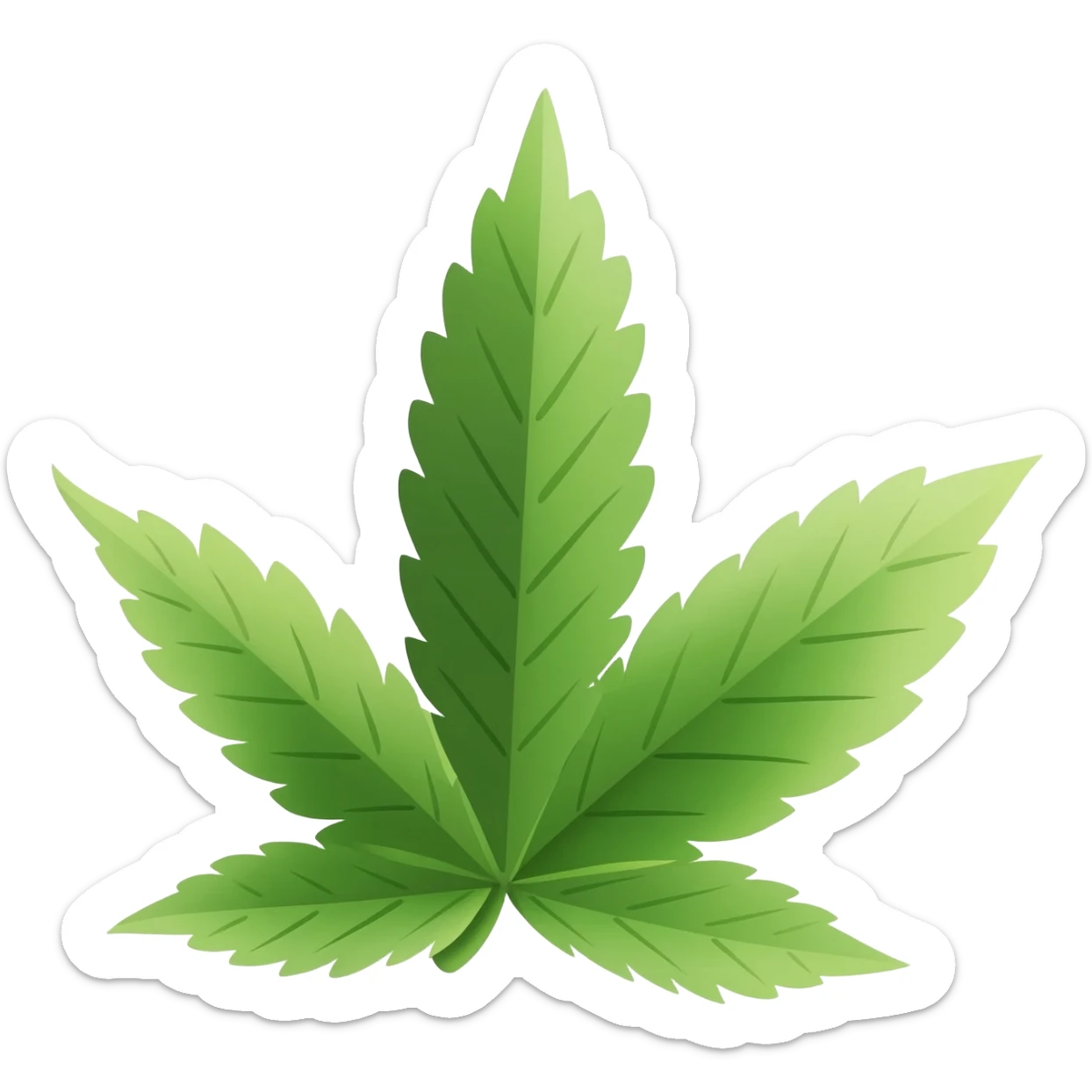 Emoji de marihuana sticker