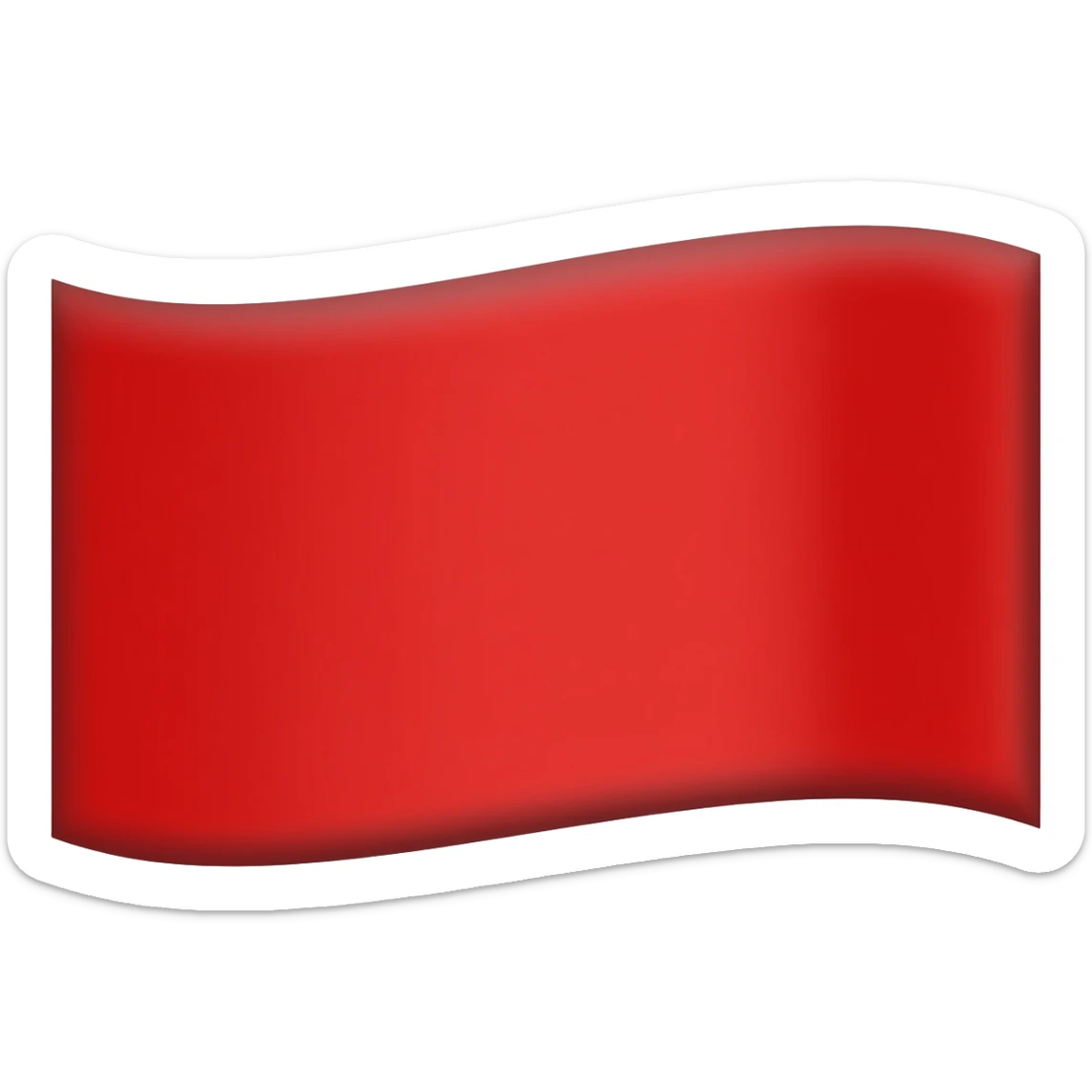 red flag emoji sticker