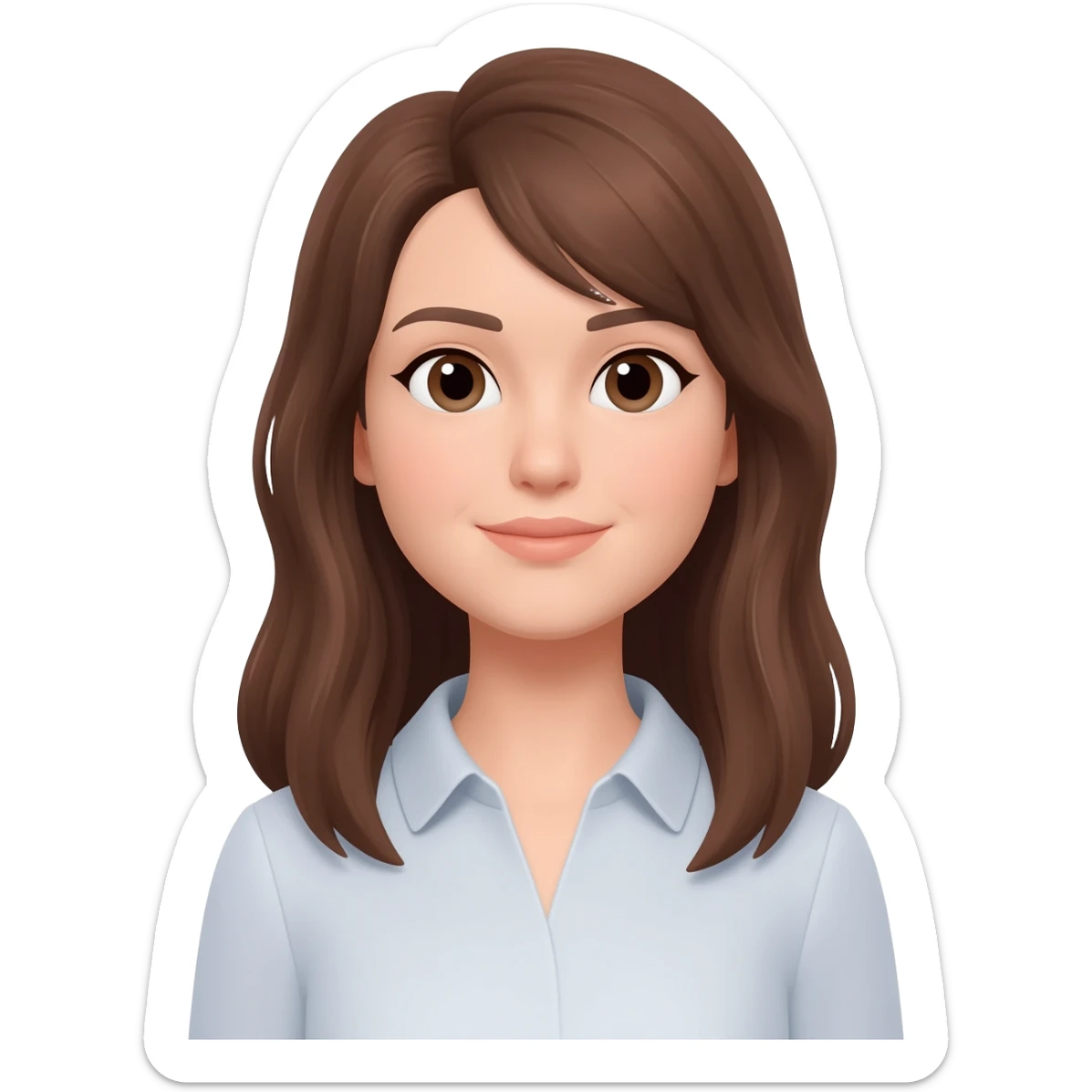 woman reposter sticker