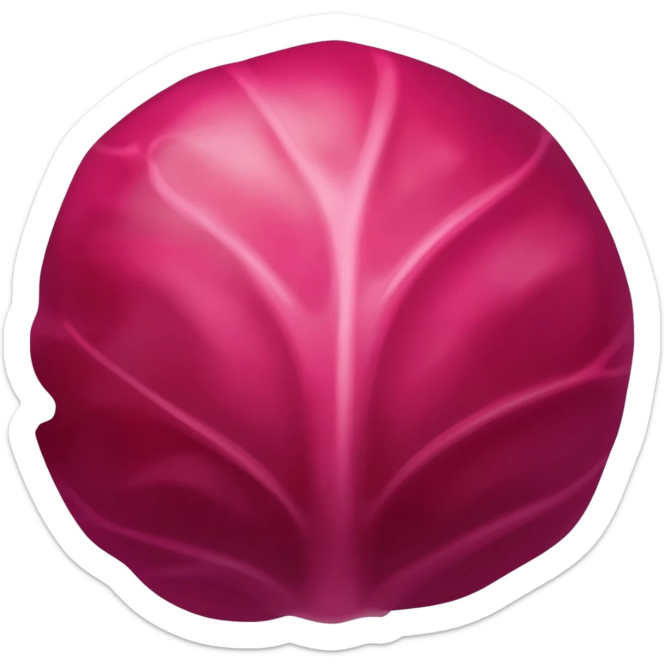 Red cabbage sticker