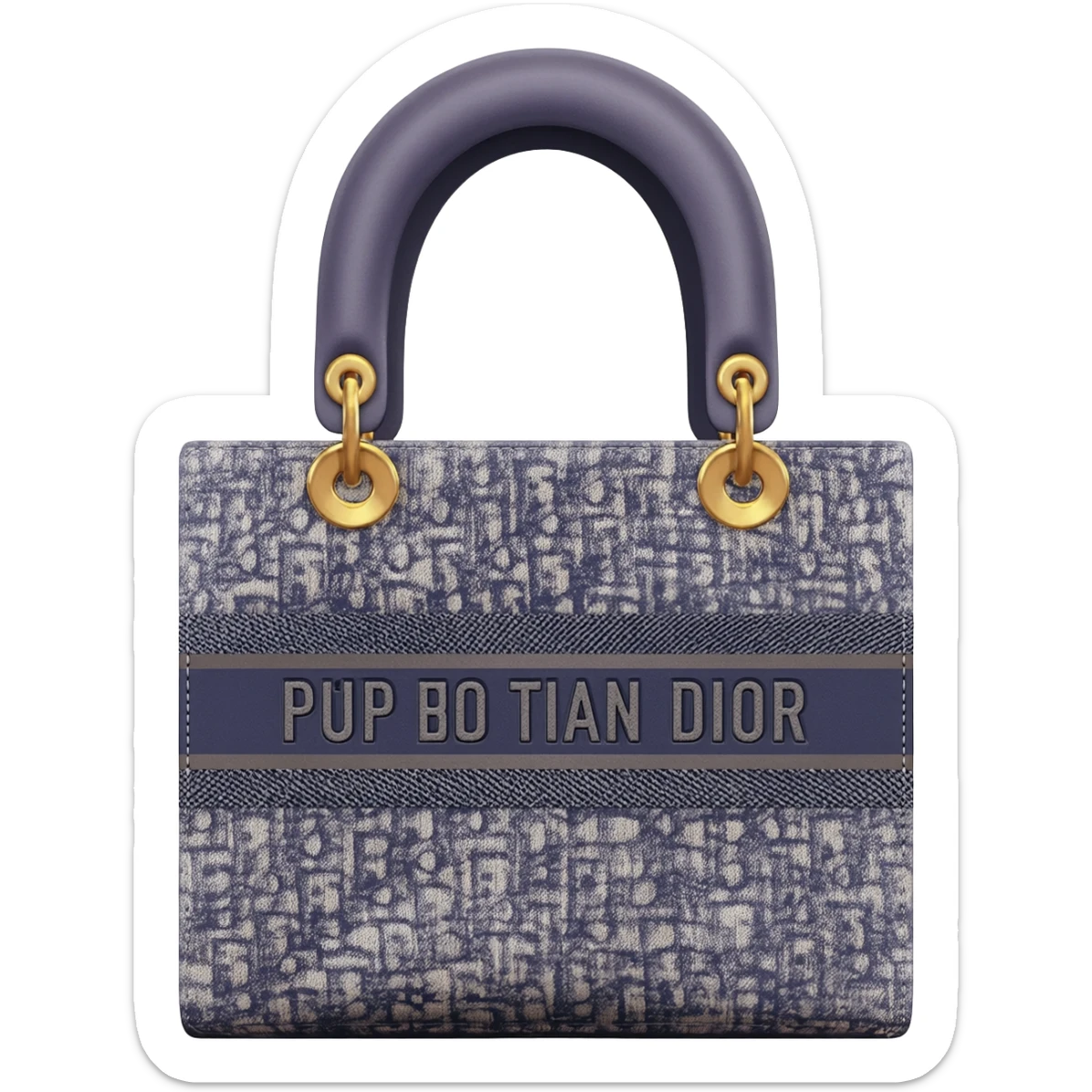 lady dior bag sticker