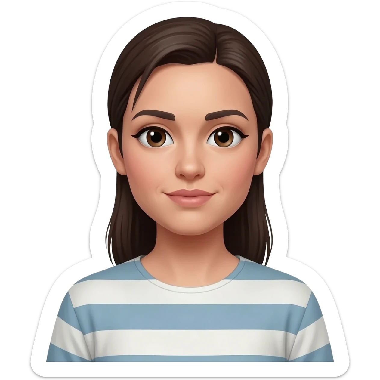 Women in straightjacket sticker