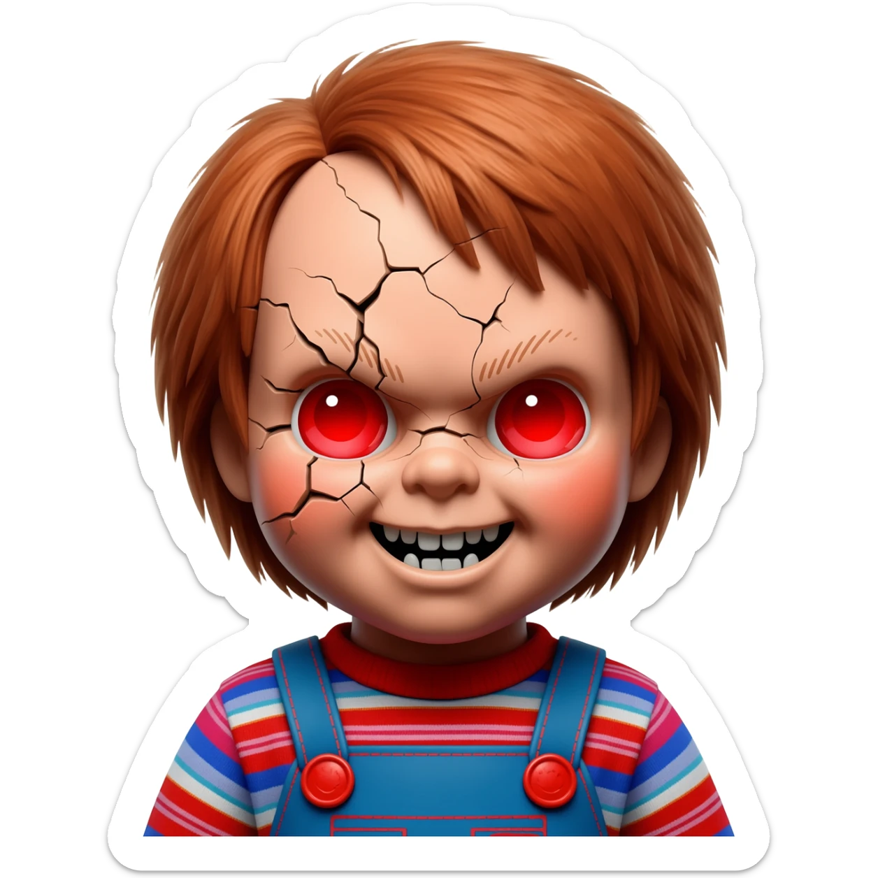 Un emojin de chuky sticker