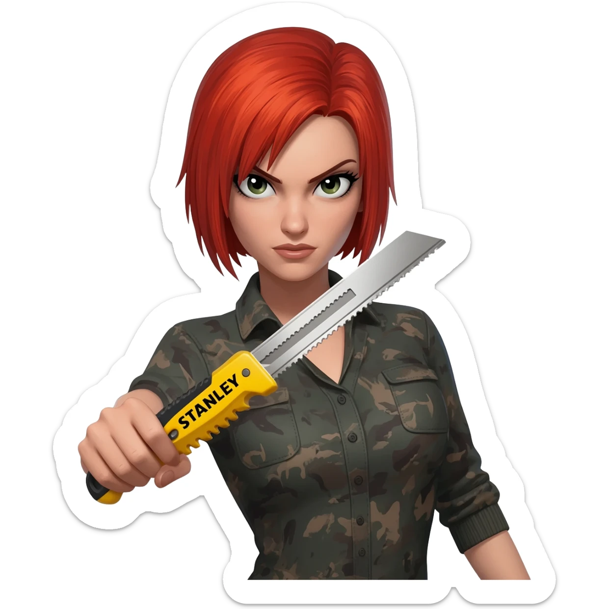 slay baddie with stanley sticker