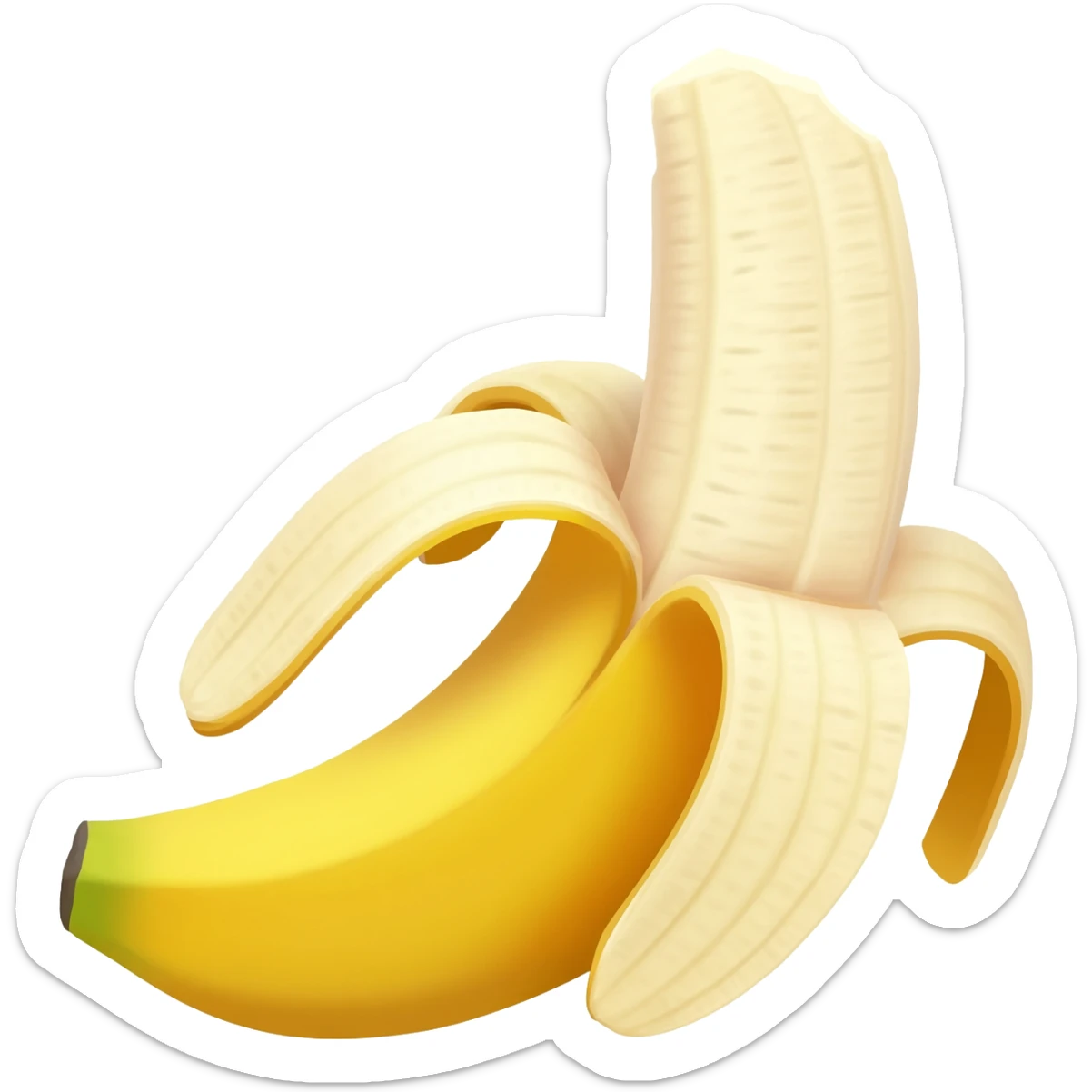banana media pelada sticker