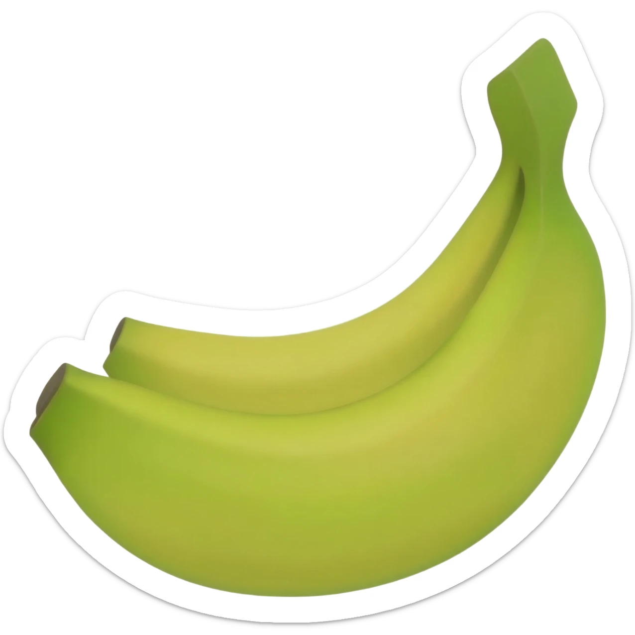 Plátano verde sticker