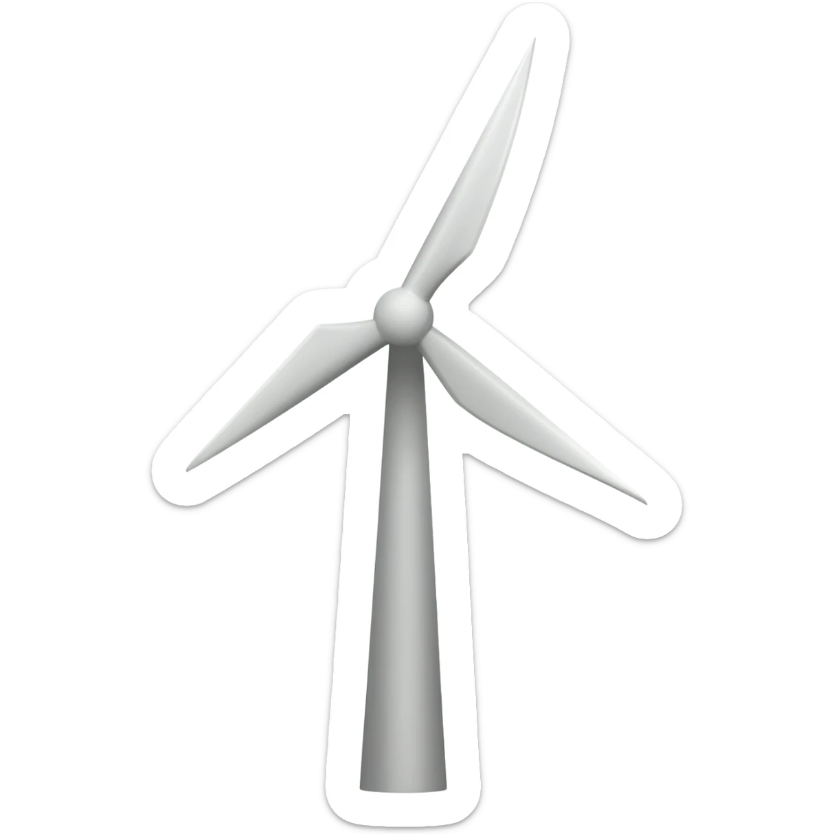 Wind turbine emoji sticker
