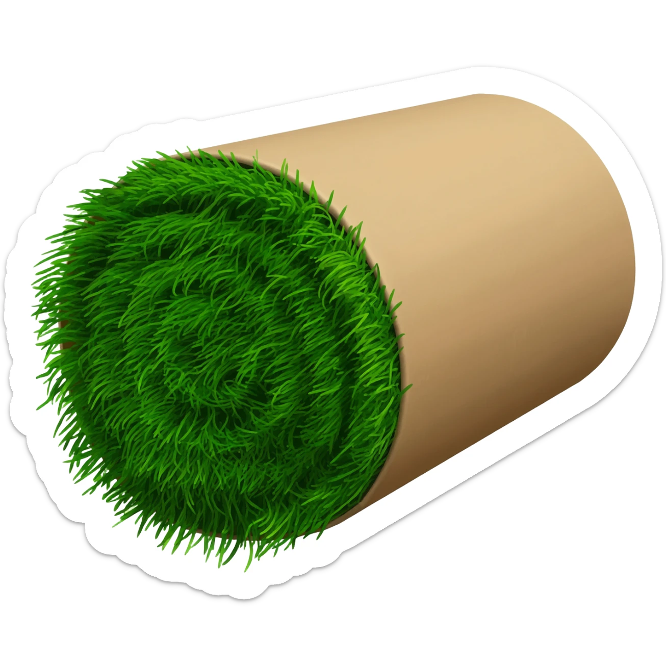 Roll of sod sticker