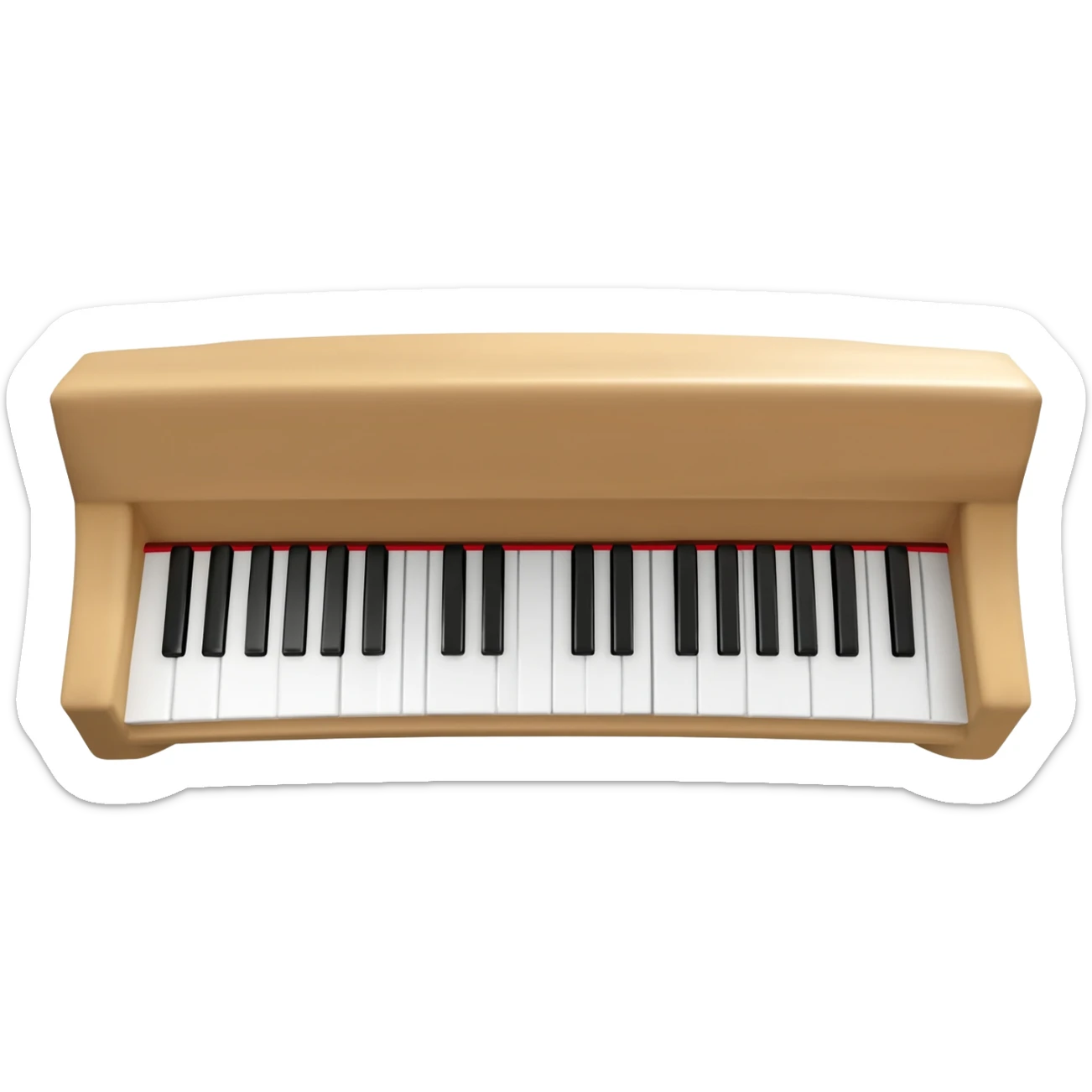 piano sticker