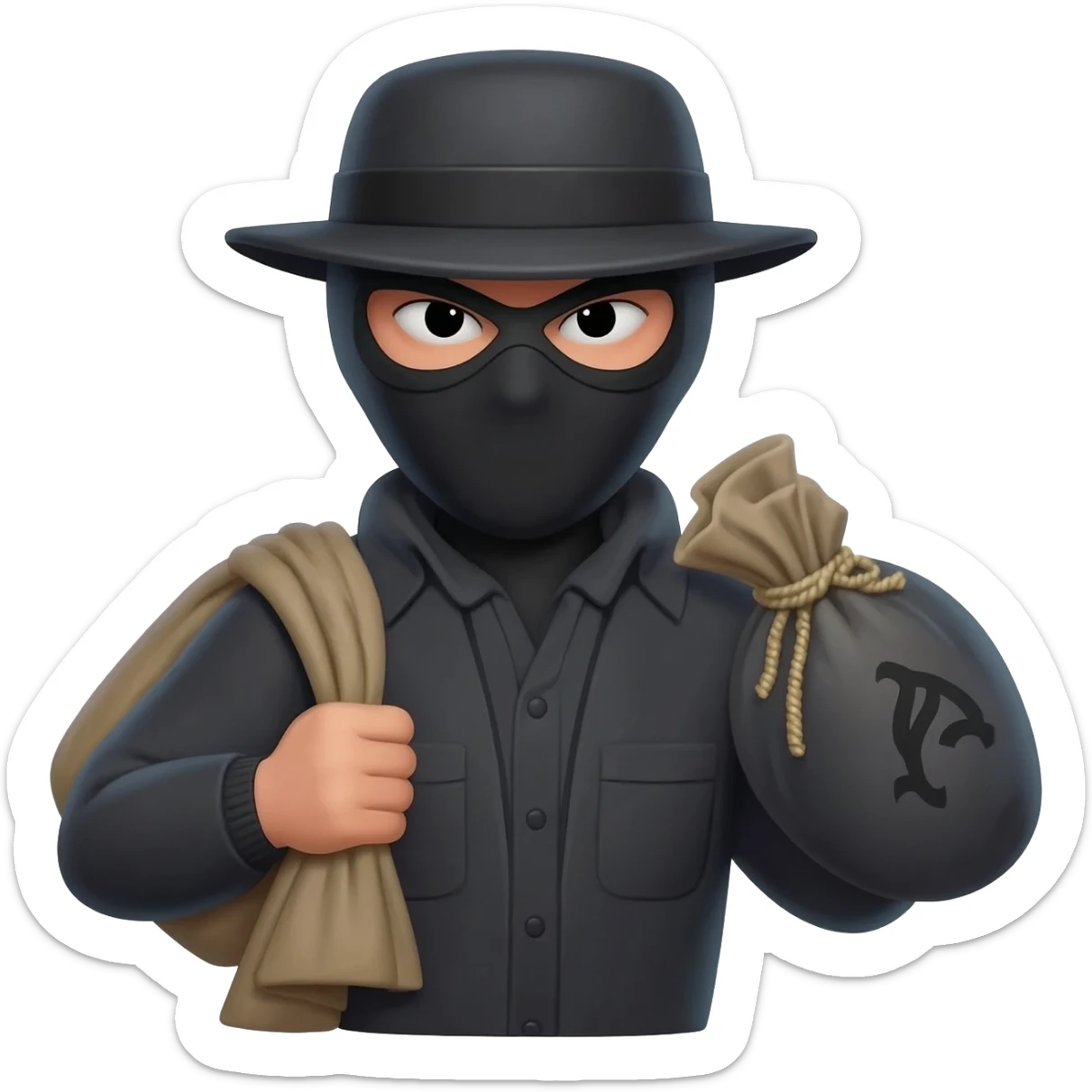 Эмодзи вора с мешком 💰 sticker