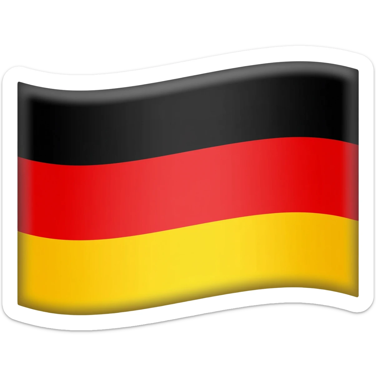Nazi germany emoji flag sticker