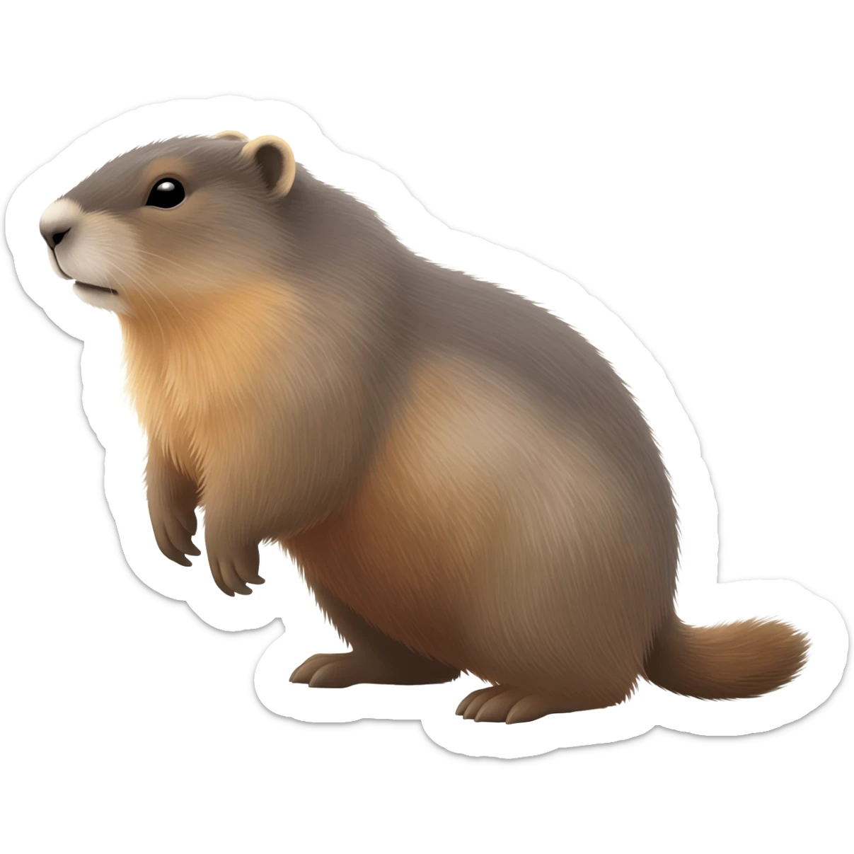 Alpine marmot sticker