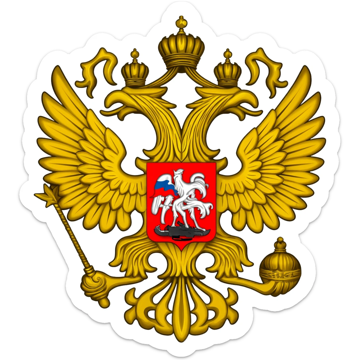 Coat of arms of the Russian Federation sticker