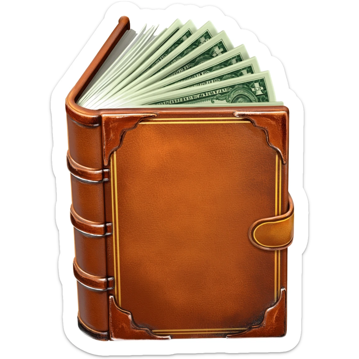 BOOK MONEY sticker
