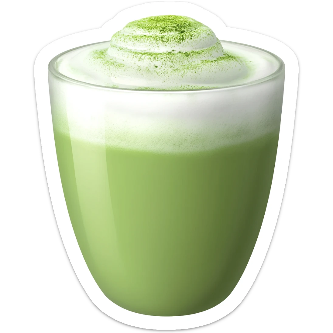 matcha latte sticker