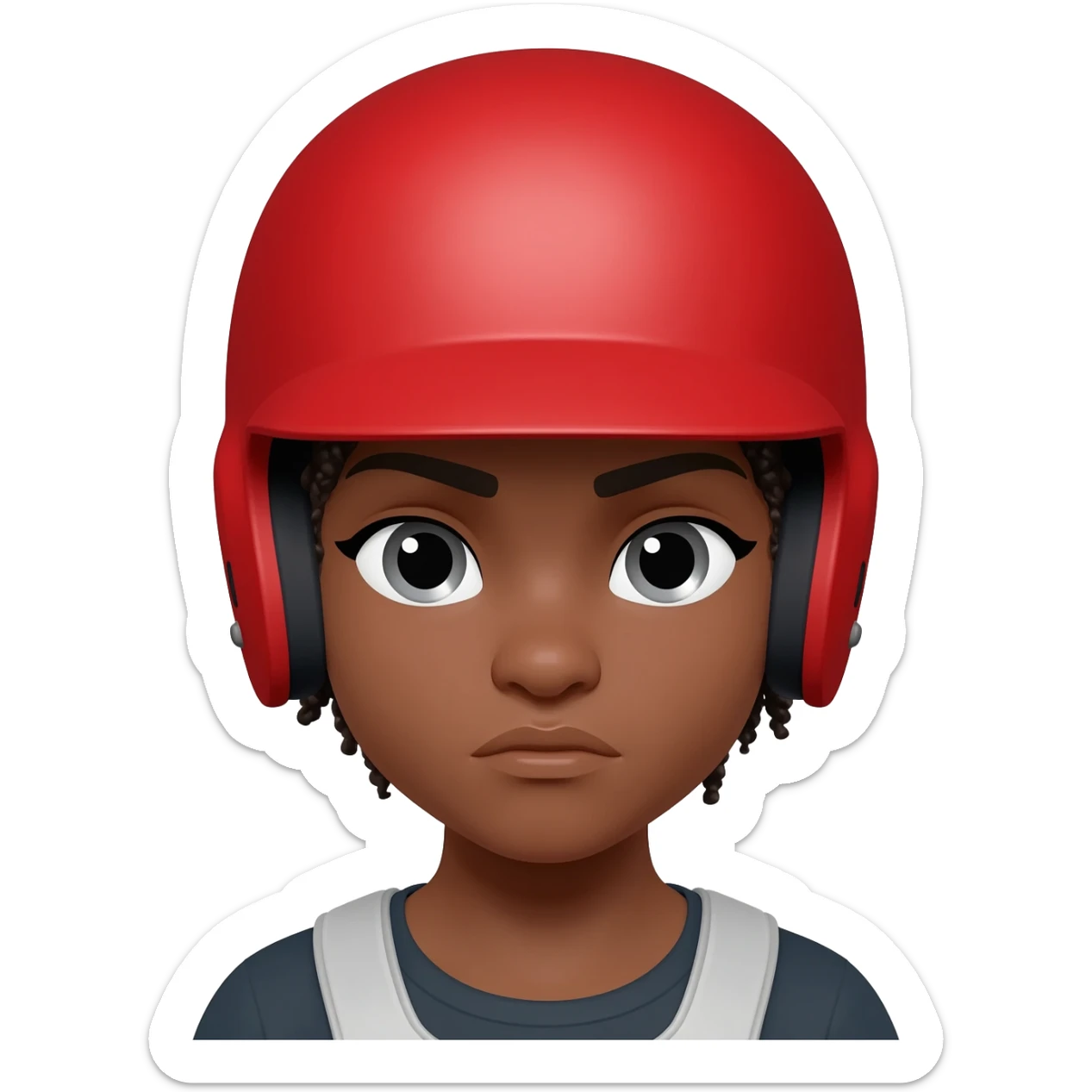 Gonemili Grace casque rouge sticker