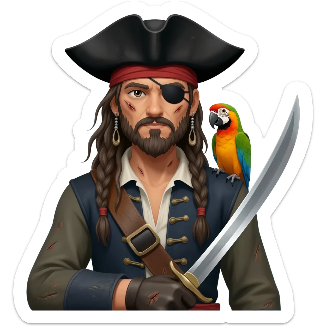Pirate sticker