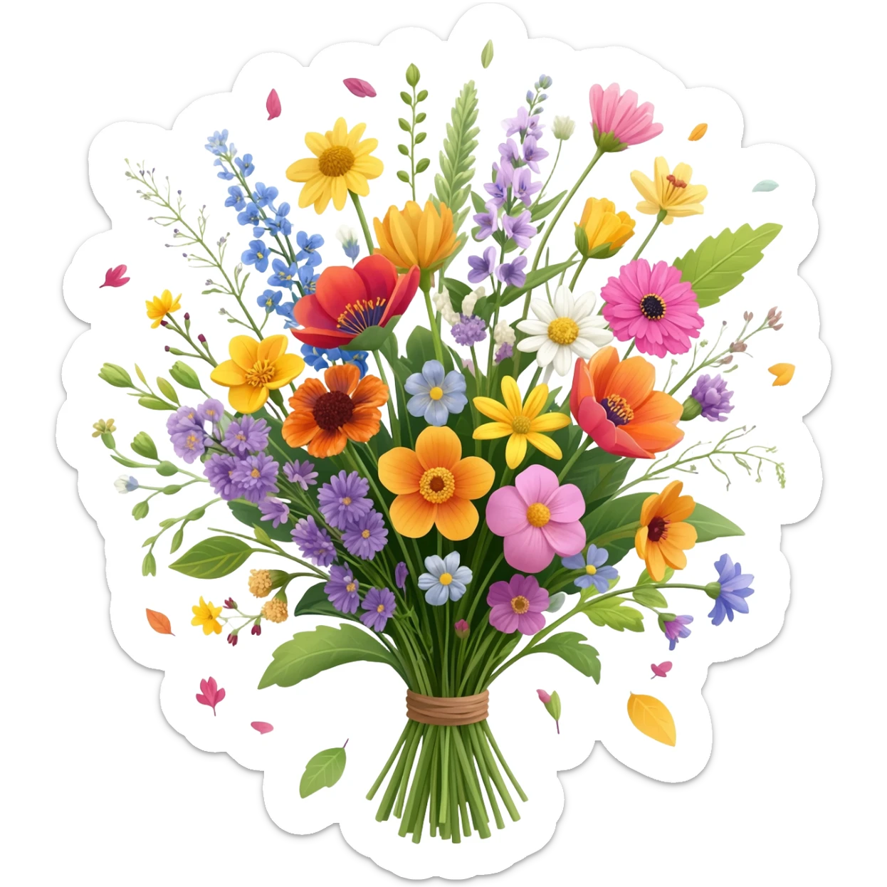 flowers sticker