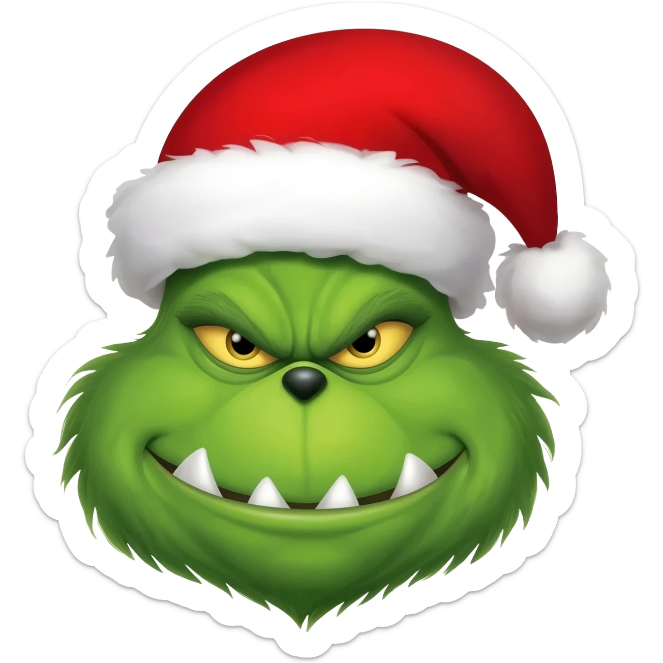 Grinch sticker