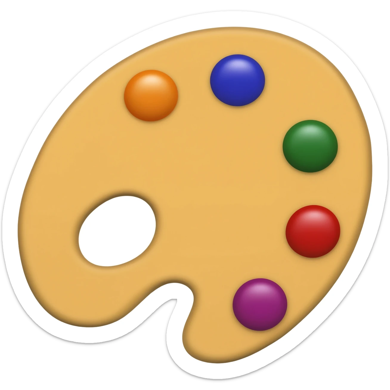 paint pallet sticker