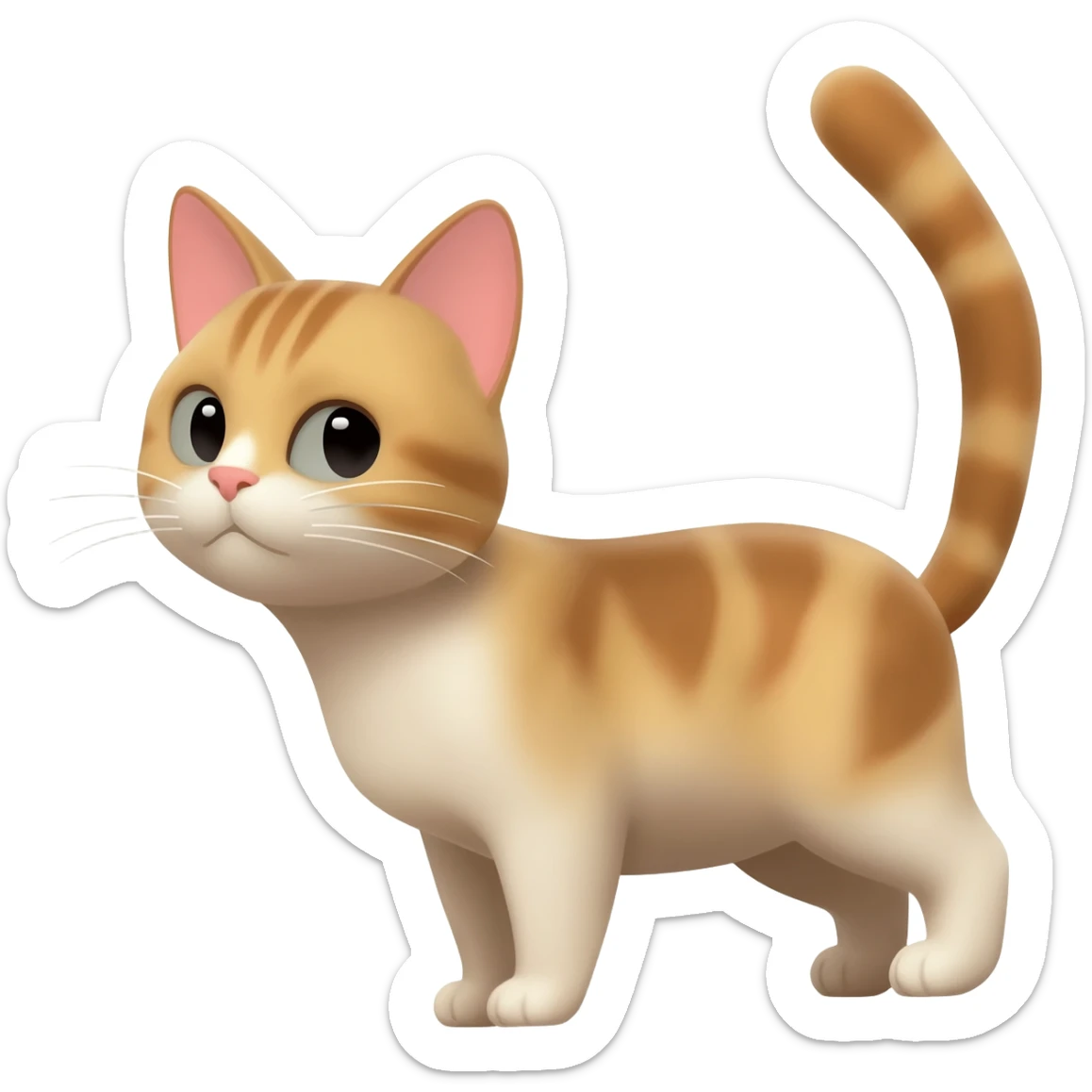 cat in sticker