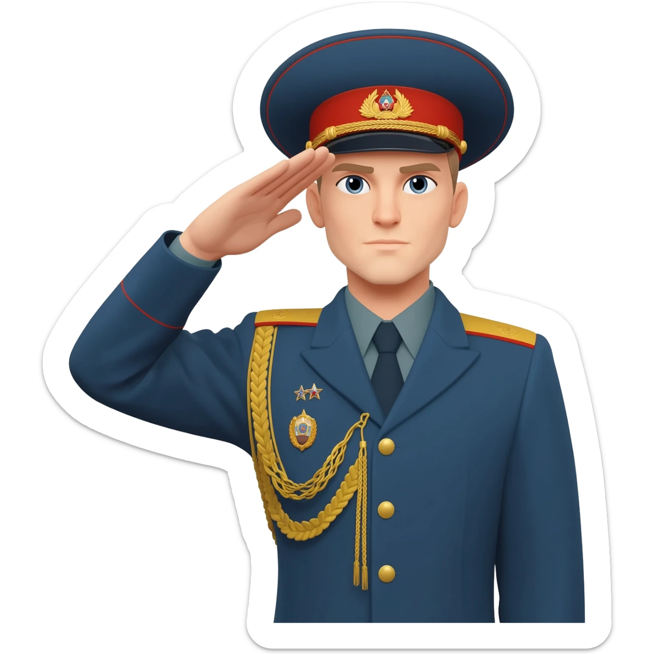 soviet militsiya sticker