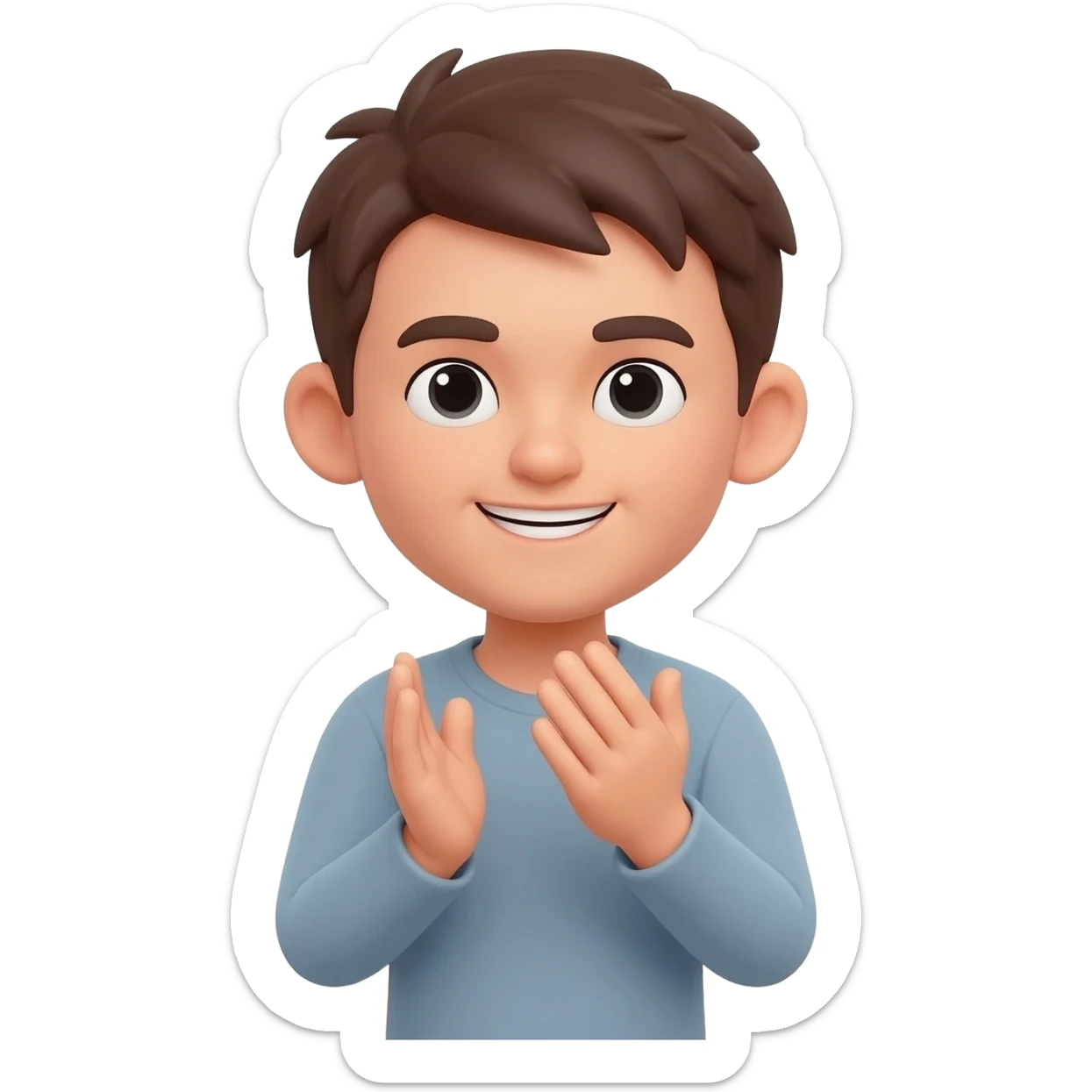 emoji clapping sticker