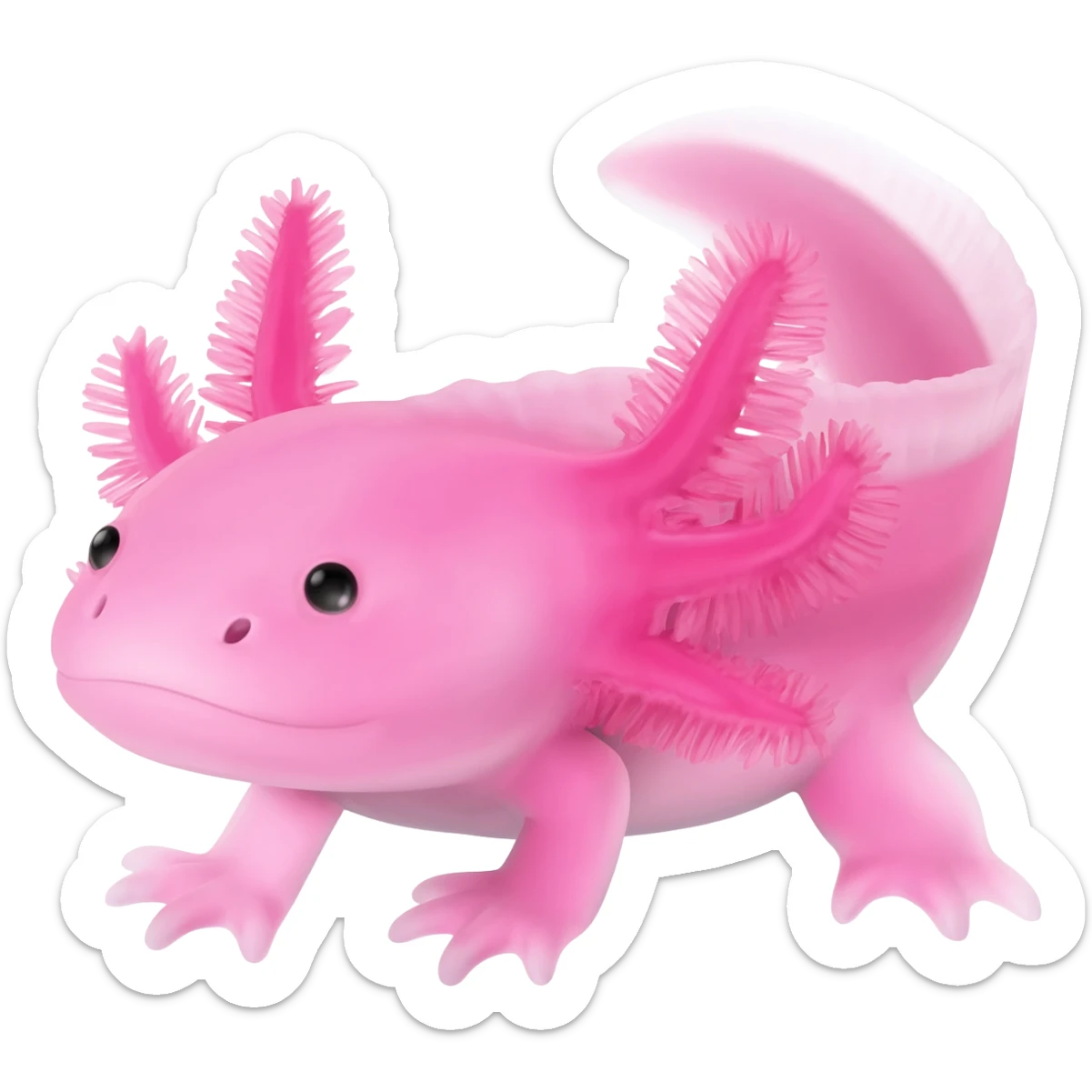Axolotl sticker