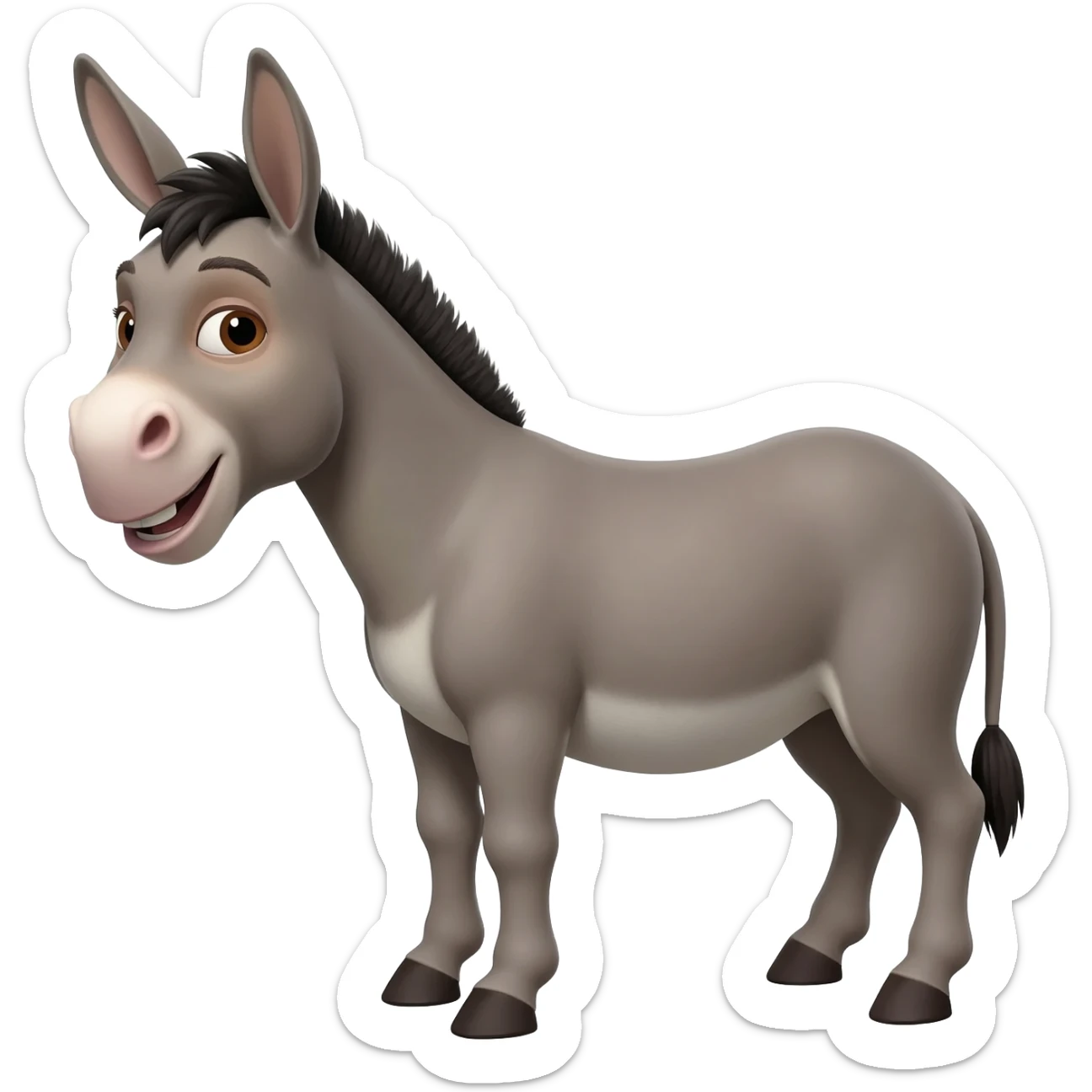 shrek donkey sticker