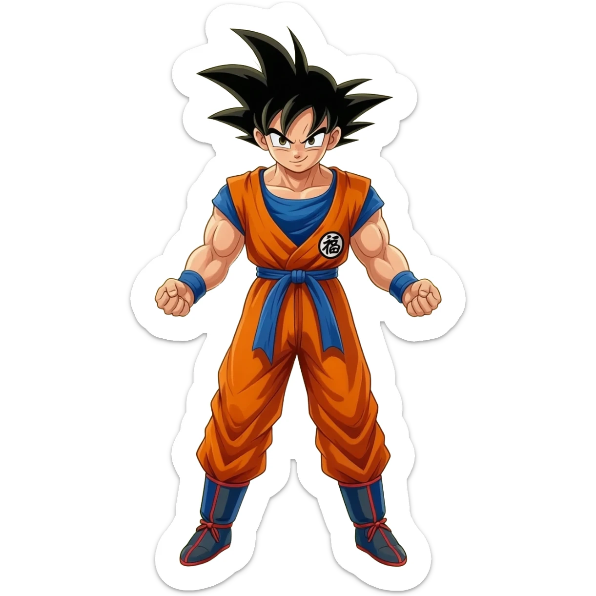 Goku charge up sticker