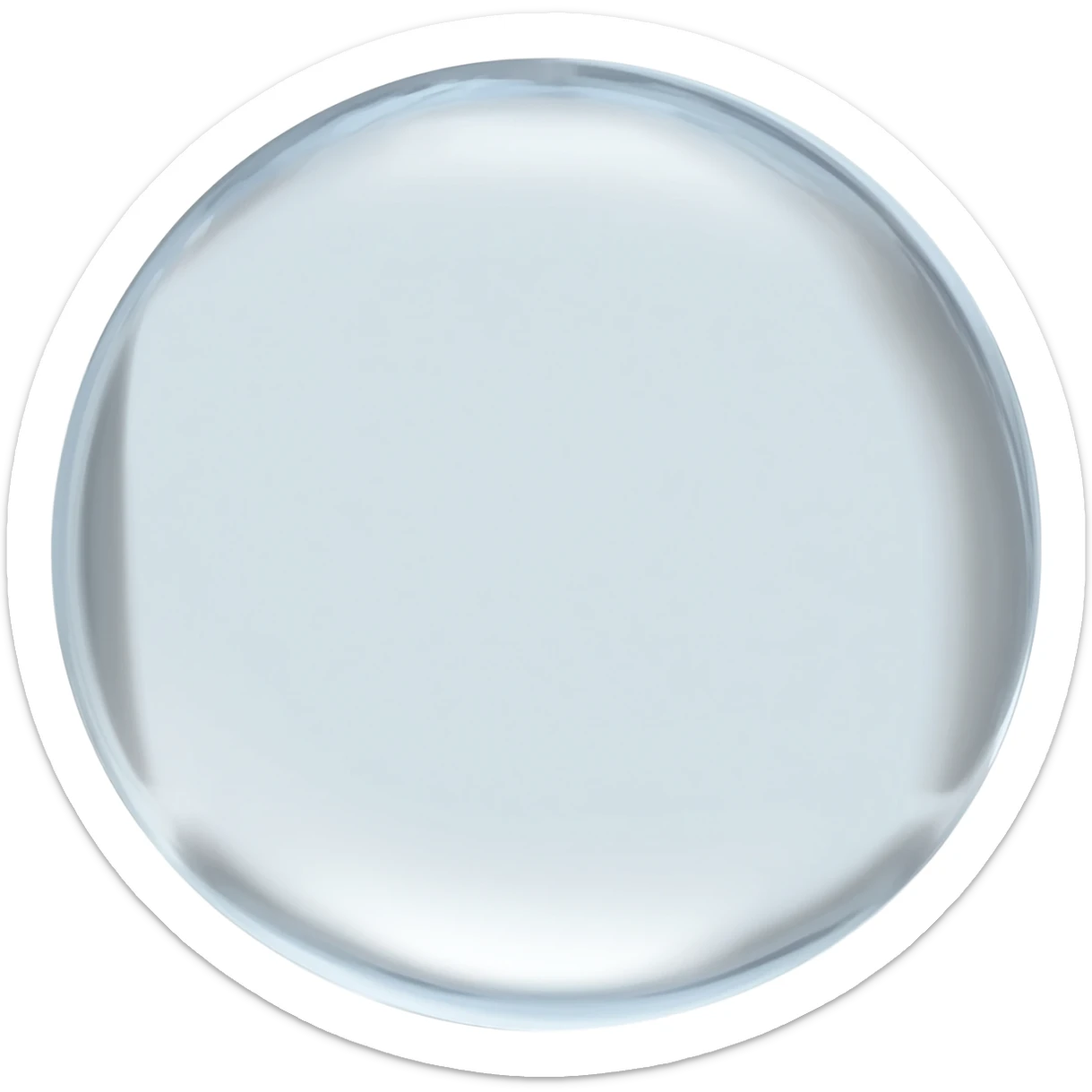 Transparent object sticker