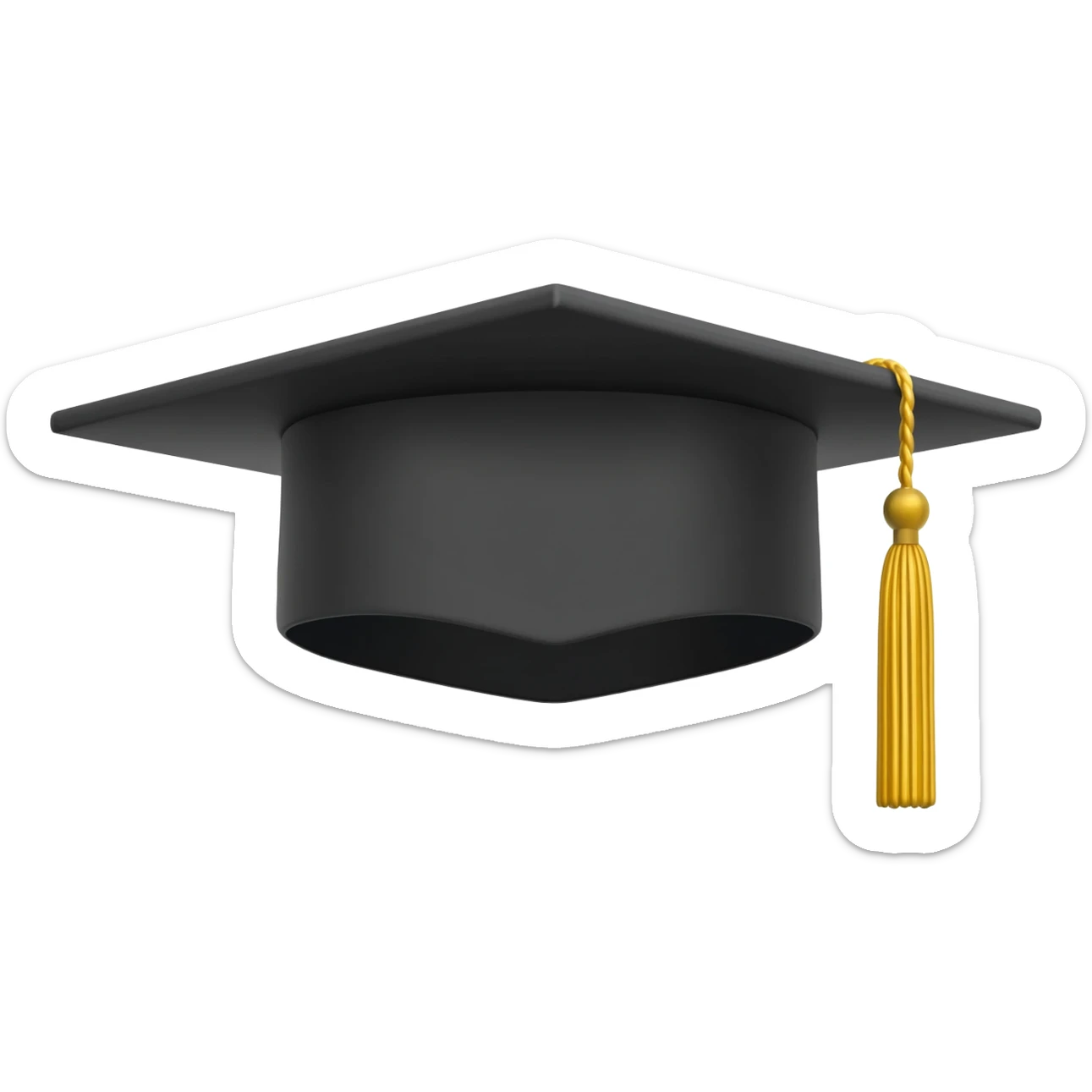 Birrete de graduación sticker