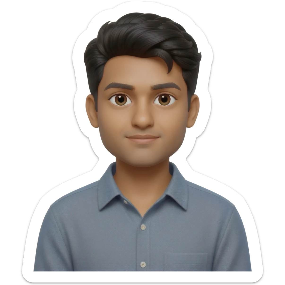 Indian young man at 25 years old  sticker