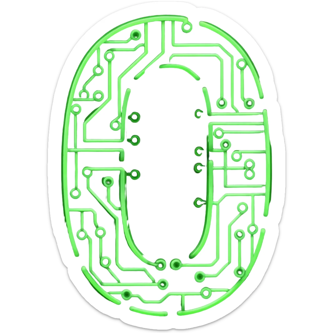 I need emoji for my new discord server, the name of the server is Zer0s and 0nes, I love the binary system and "hacker" look, like a guy with a hoodie, but it need not necessarily be. My favorite colors are green and black. I need one to be "0" oriented and one "1" oriented. sticker