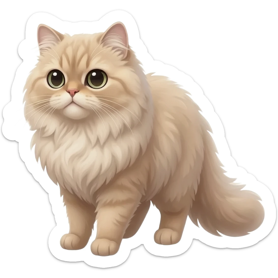 cat persian sticker