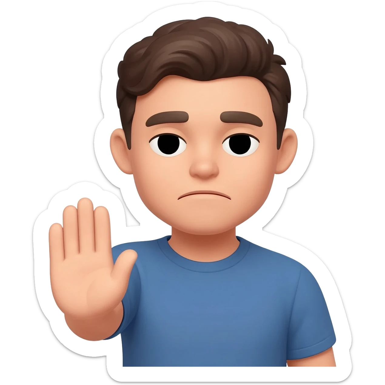 never gonna say goodbye sticker