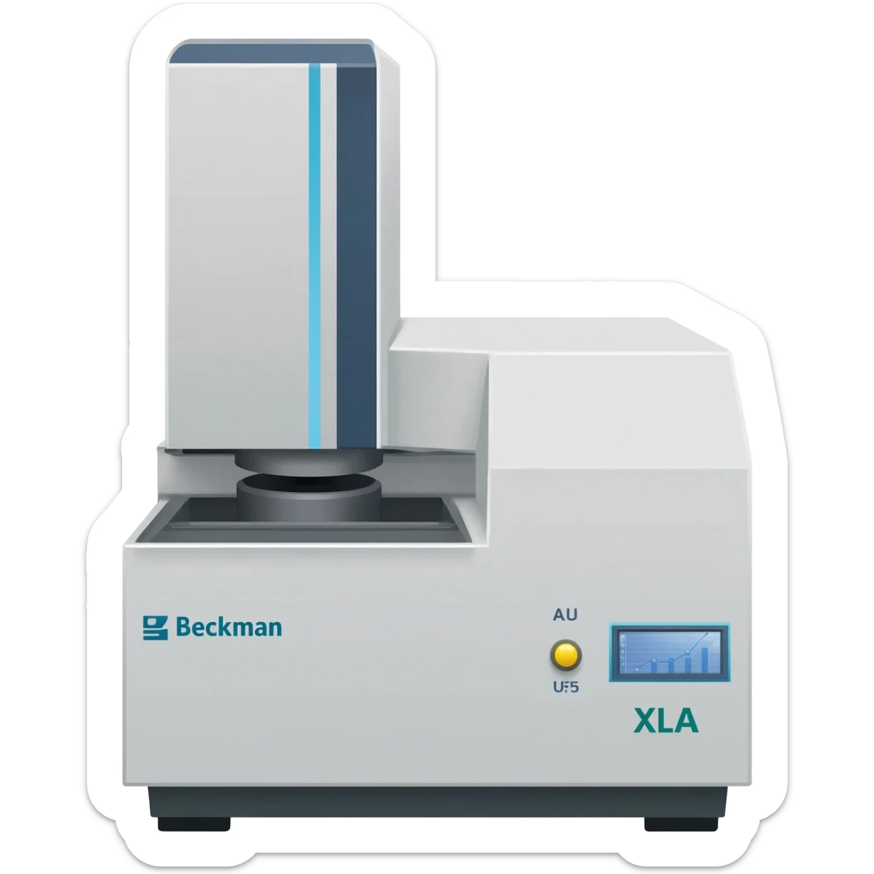 beckman AUC xla analytical ultracentrifuge sticker