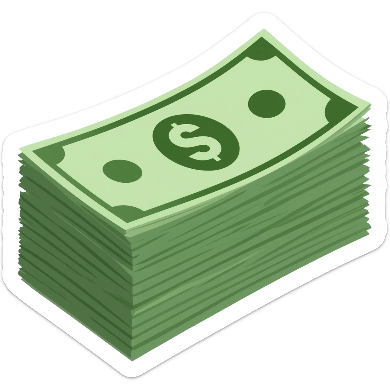 cash sticker