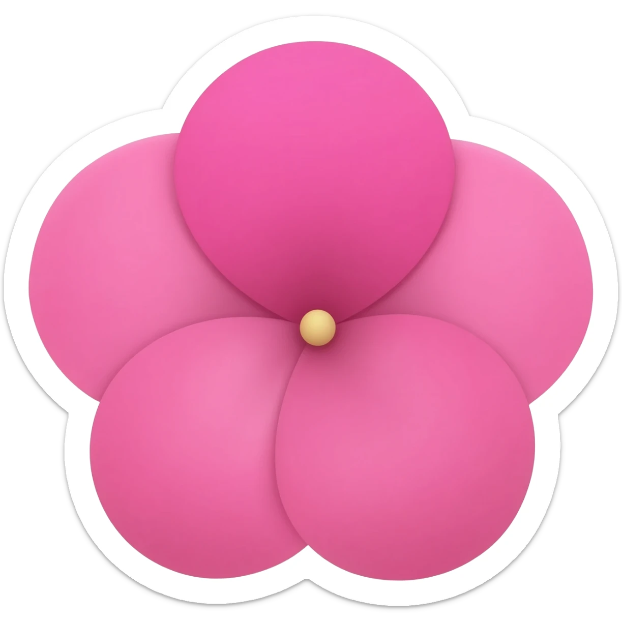 Flower petals sticker