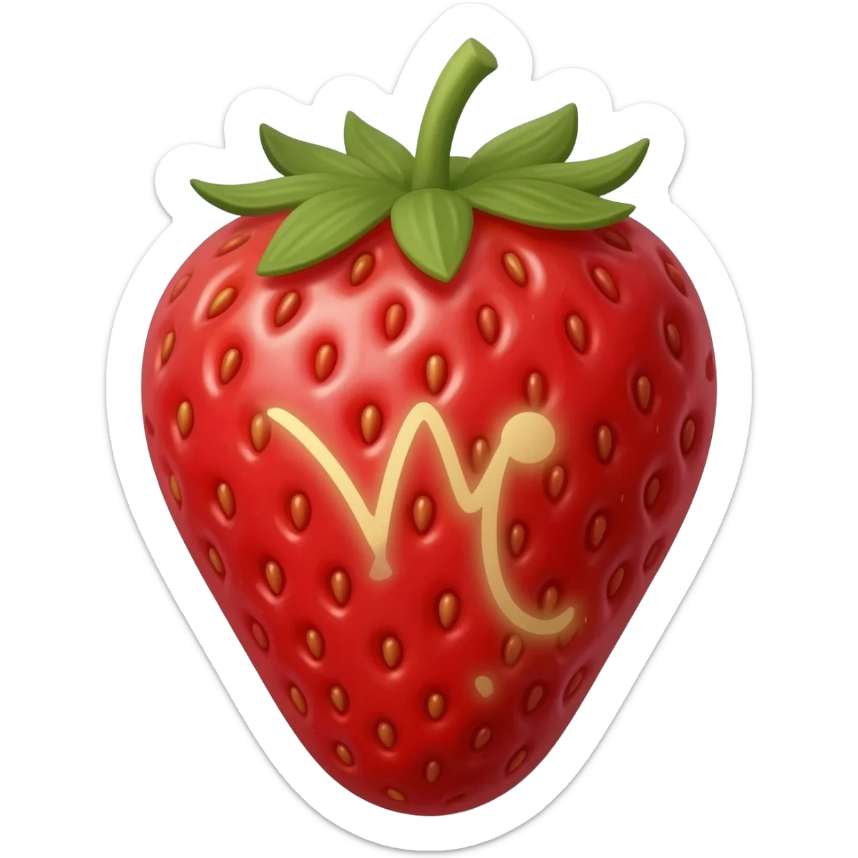 strawberry Aries sticker