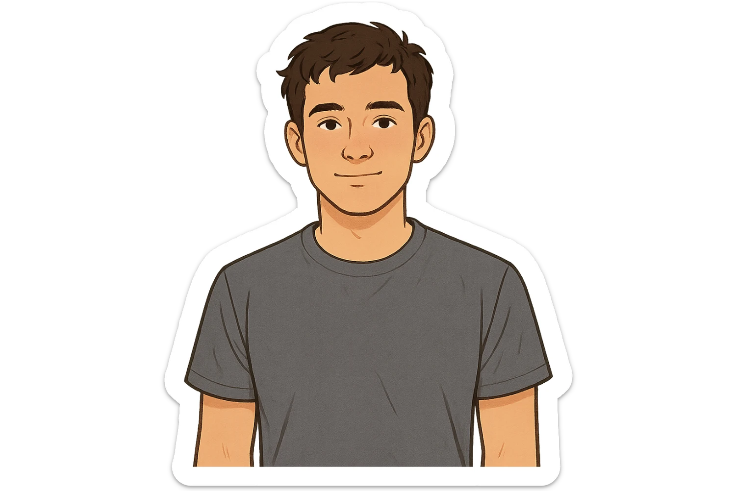 oddiy yigit orqa foni bo'lmasin sticker