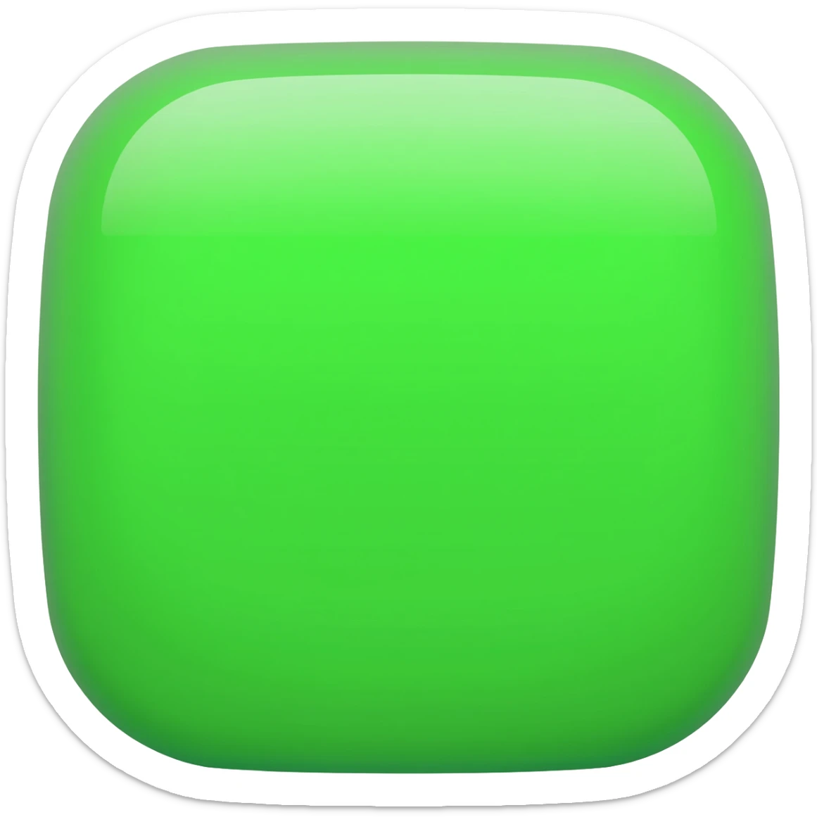 green  bar big button sticker
