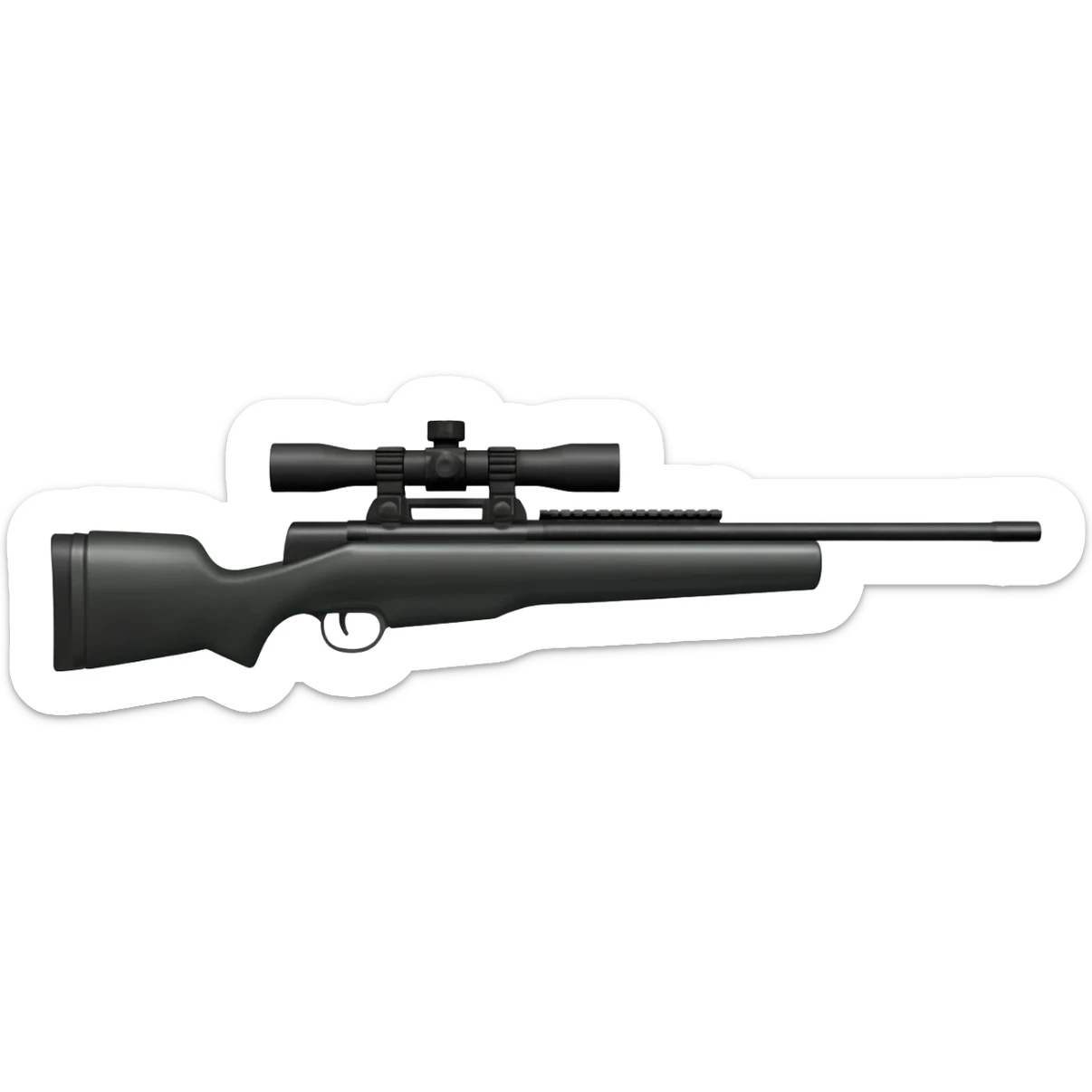 bone sniper rifle sticker